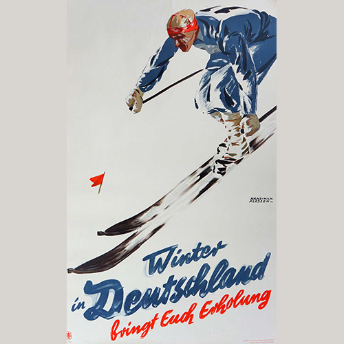 Hans Wilhelm Plessen Poster, Ca. 1934 (Winter in Deutschland).