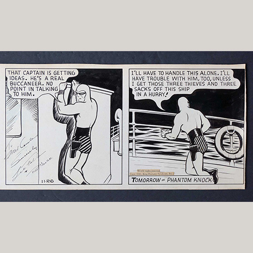 The Phantom Daily Comic Strip Original Art